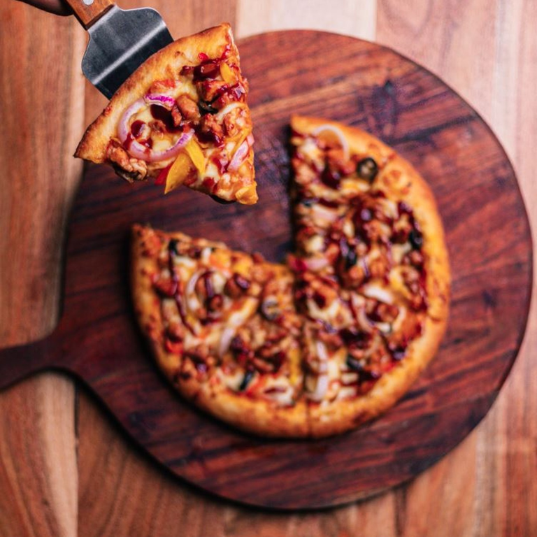 The Ultimate BBQ Chicken Pizza!